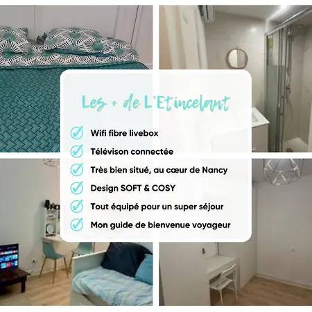 L'etincelant, Centre - Connecte - Lumineux & Cosy 낭시