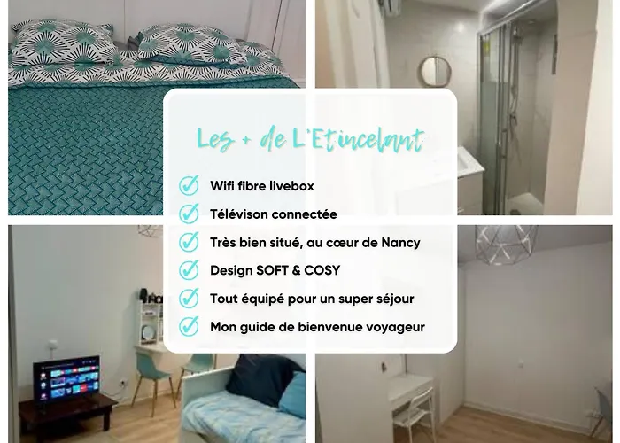 L'etincelant, Centre - Connecte - Lumineux & Cosy נאנסי